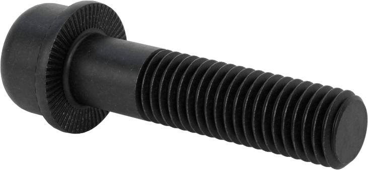 Tırtıklı Flanşlı Soket Başlı Vida, M12 x 1,75 mm Diş, 50 mm Uzunluk