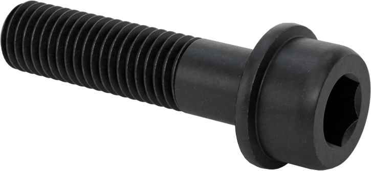 Tırtıklı Flanşlı Soket Başlı Vida, M12 x 1,75 mm Diş, 50 mm Uzunluk