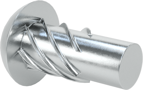 Çinko Kaplı Çelik Vida Çivileri, Metal için, Plastik ve Kontrplak, 00 Boyut, 1/8" Uzunluk