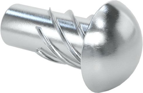 Çinko Kaplı Çelik Vida Çivileri, Metal için, Plastik ve Kontrplak, 00 Boyut, 1/8" Uzunluk