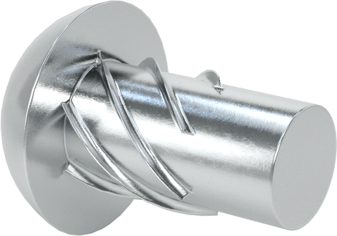 Çinko Kaplı Çelik Vida Çivileri, Metal için, Plastik ve Kontrplak, Boyut 0, 1/8" Uzunluk