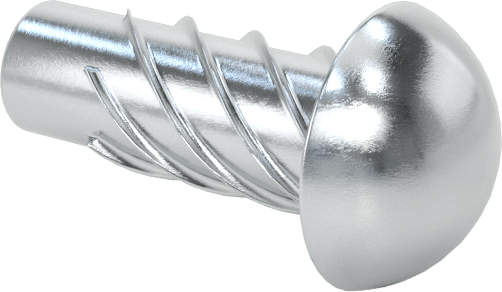 Çinko Kaplı Çelik Vida Çivileri, Metal için, Plastik ve Kontrplak, Boyut 0, 3/16" Uzunluk