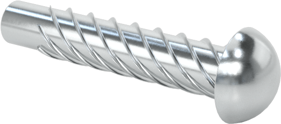 Çinko Kaplı Çelik Vida Çivileri, Metal için, Plastik ve Kontrplak, Boyut 0, 3/8" Uzunluk
