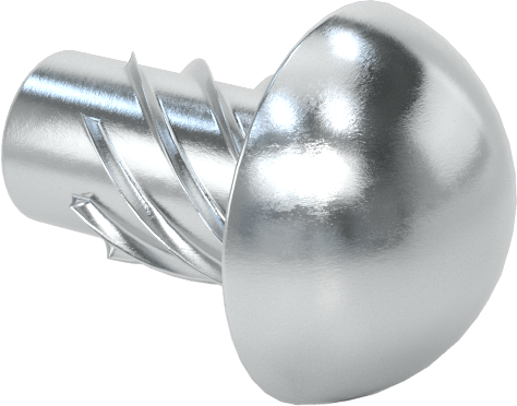 Çinko Kaplı Çelik Vida Çivileri, Metal için, Plastik ve Kontrplak, 4 Boyut, 3/16" Uzunluk