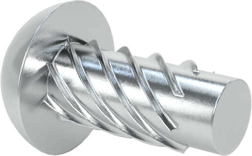 Çinko Kaplı Çelik Vida Çivileri, Metal için, Plastik ve Kontrplak, 4 Boyut, 1/4" Uzunluk