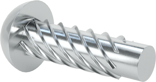 Çinko Kaplı Çelik Vida Çivileri, Metal için, Plastik ve Kontrplak, 4 Boyut, 3/8" Uzunluk
