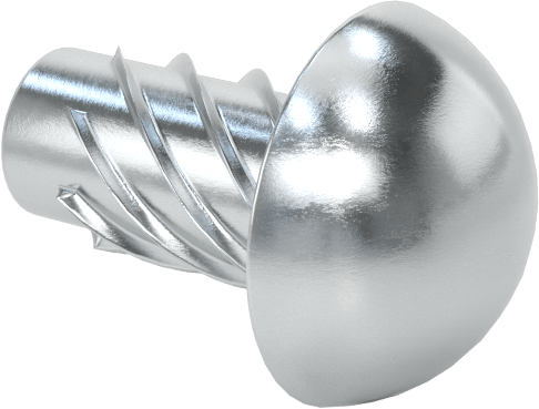 Çinko Kaplı Çelik Vida Çivileri, Metal için, Plastik ve Kontrplak, Boyut 6, 1/4" Uzunluk