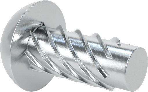 Çinko Kaplı Çelik Vida Çivileri, Metal için, Plastik ve Kontrplak, Boyut 6, 5/16" Uzunluk