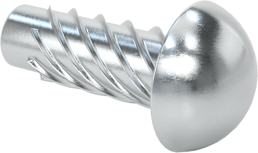 Çinko Kaplı Çelik Vida Çivileri, Metal için, Plastik ve Kontrplak, Boyut 6, 3/8" Uzunluk