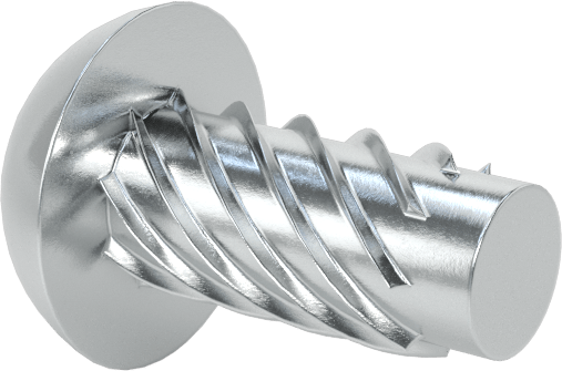 Çinko Kaplı Çelik Vida Çivileri, Metal için, Plastik ve Kontrplak, Boyut 7, 5/16" Uzunluk