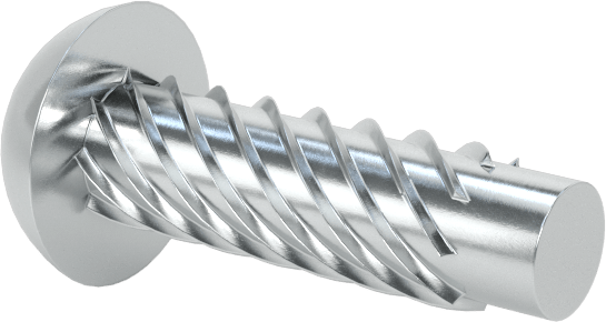 Çinko Kaplı Çelik Vida Çivileri, Metal için, Plastik ve Kontrplak, Boyut 7, 1/2" Uzunluk