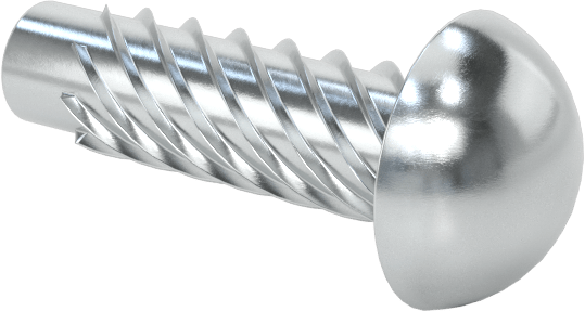 Çinko Kaplı Çelik Vida Çivileri, Metal için, Plastik ve Kontrplak, Boyut 7, 1/2" Uzunluk