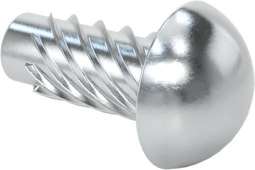 Çinko Kaplı Çelik Vida Çivileri, Metal için, Plastik ve Kontrplak, Boyut 8, 3/8" Uzunluk