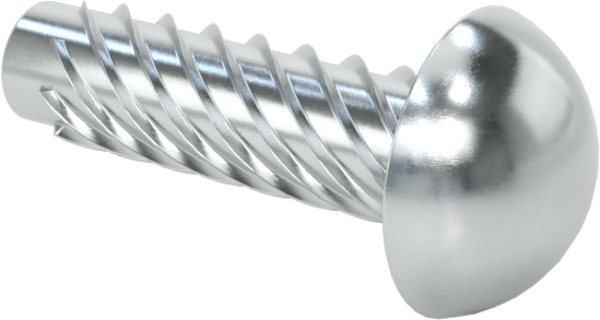 Çinko Kaplı Çelik Vida Çivileri, Metal için, Plastik ve Kontrplak, Boyut 8, 5/8" Uzunluk