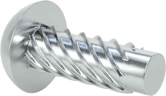 Çinko Kaplı Çelik Vida Çivileri, Metal için, Plastik ve Kontrplak, Boyut 10, 1/2" Uzunluk