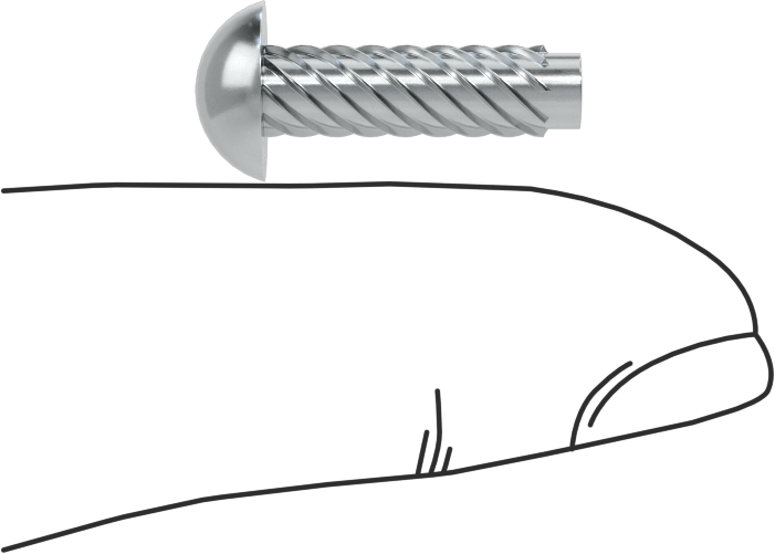 Çinko Kaplı Çelik Vida Çivileri, Metal için, Plastik ve Kontrplak, Boyut 10, 5/8" Uzunluk