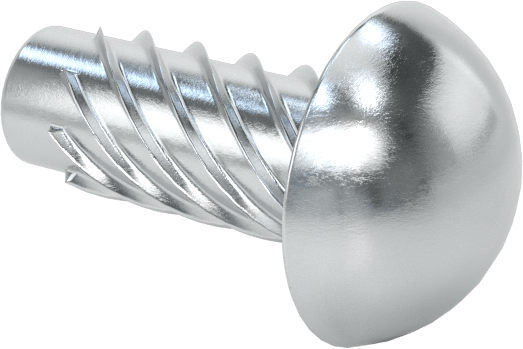 Çinko Kaplı Çelik Vida Çivileri, Metal için, Plastik ve Kontrplak, 12 Boyut, 1/2" Uzunluk