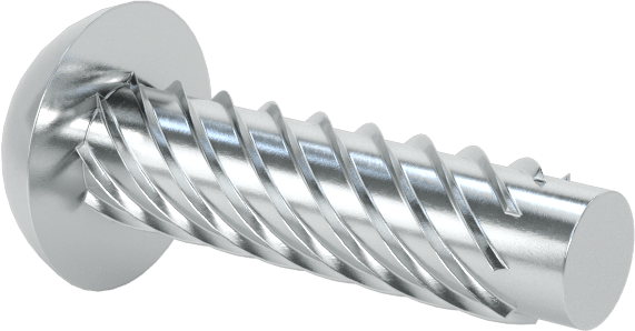Çinko Kaplı Çelik Vida Çivileri, Metal için, Plastik ve Kontrplak, 12 Boyut, 3/4" Uzunluk