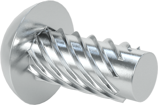 Çinko Kaplı Çelik Vida Çivileri, Metal için, Plastik ve Kontrplak, Boyut 14, 1/2" Uzunluk