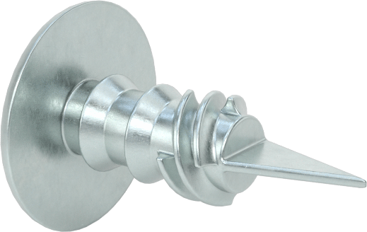 Sac Metal için Vida Çivileri, 3/8" Uzunluk, 12 Gauge