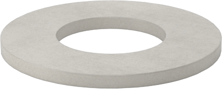 Sert Fiber Pullar, 4 Numaralı Vida için, 0.125" ID, 0.250" OD, 0,014“-0,016” Kalınlık