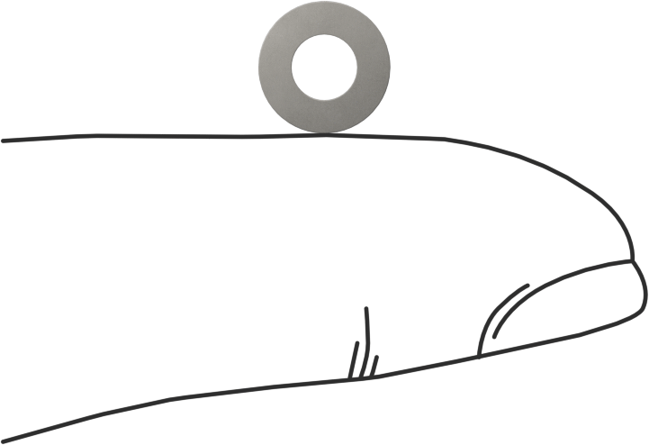 Sert Fiber Pullar, 6 Numaralı Vida için, 0.156" ID, 0.312" OD, 0,014“-0,016” Kalınlık