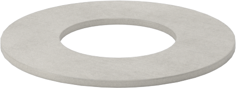 Sert Fiber Pullar, 1/4" Vida Boyutu için, 0.25" ID, 0.5" OD, 0,014 inç ila 0,016 inç Kalınlık