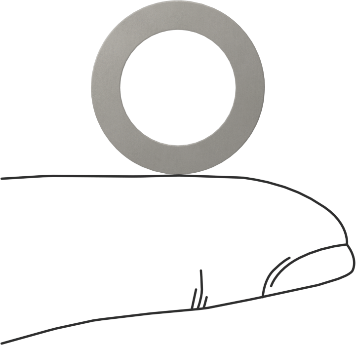 Sert Fiber Pullar, 1/2" Vida Boyutu için, 0.5" ID, 0.75" OD, 0,014 inç ila 0,016 inç Kalınlık