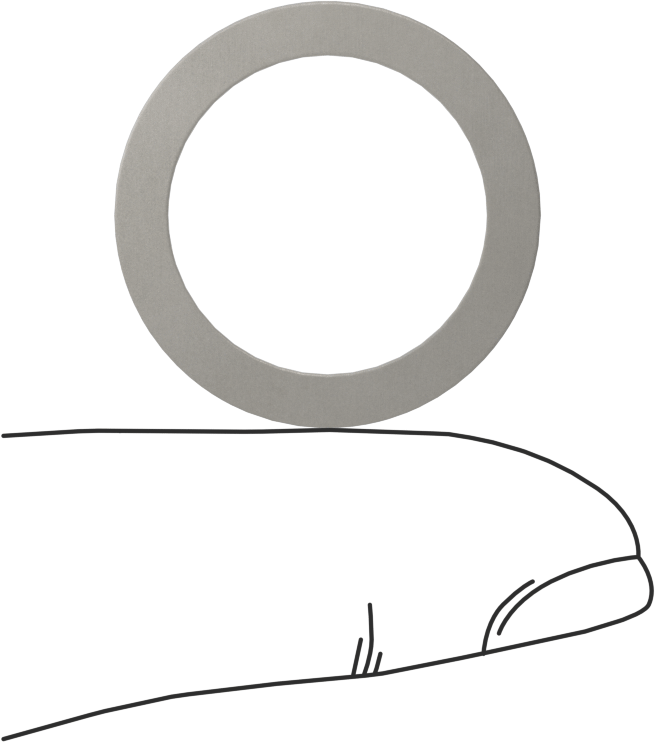 Sert Fiber Pullar, 3/4" Vida Boyutu için, 0.750" ID, 1" OD, 0,014 inç ila 0,016 inç Kalınlık