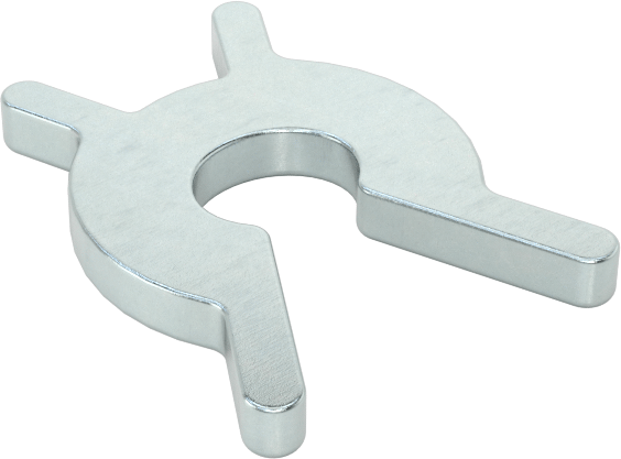 Sıkmalı Dış Tutma Halkaları, 3/16“- 7/32” Dış Çap için, Çinko Kaplı 1008 Karbon Çelik