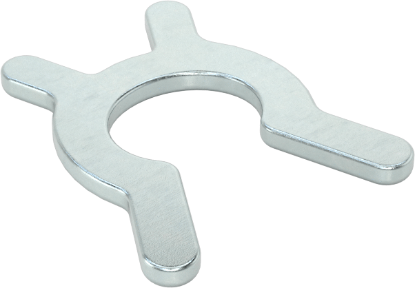 Sıkmalı Dış Tutma Halkaları, 9/16“- 19/32” dış çap için, Çinko Kaplı 1008 Karbon Çelik