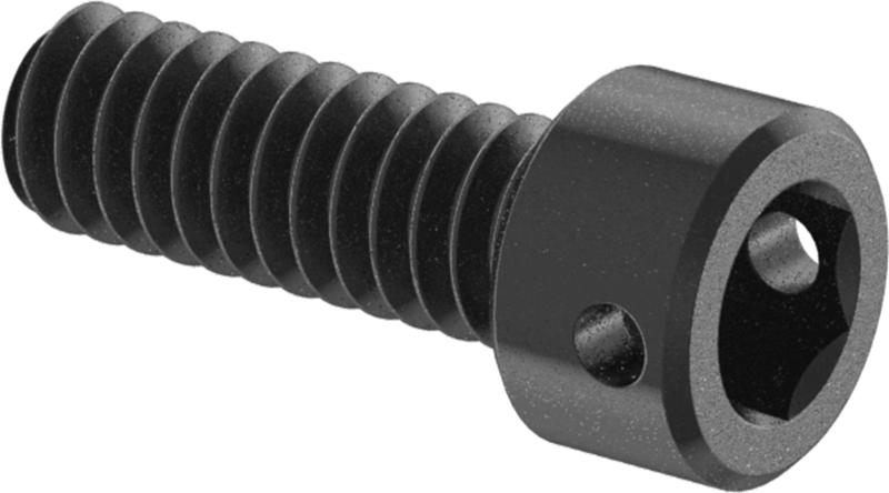 Alaşımlı Çelik Tel Kilitlenebilir Soket Başlı Vida, 2-56 Diş Boyutu, 1/4" Uzunluk