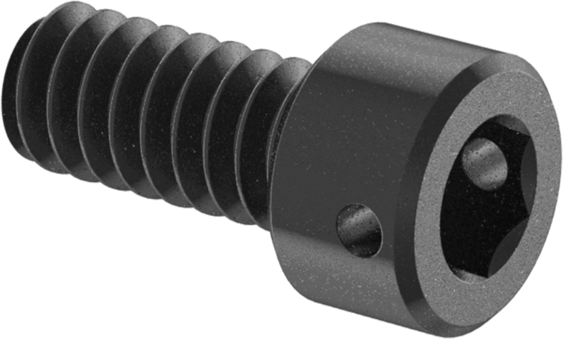 Alaşımlı Çelik Tel Kilitlenebilir Soket Başlı Vida, 4-40 Diş Boyutu, 1/4" Uzunluk