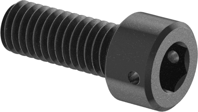 Alaşımlı Çelik Tel Kilitlenebilir Soket Başlı Vida, 10-32 Diş Boyutu, 1/2" Uzunluk