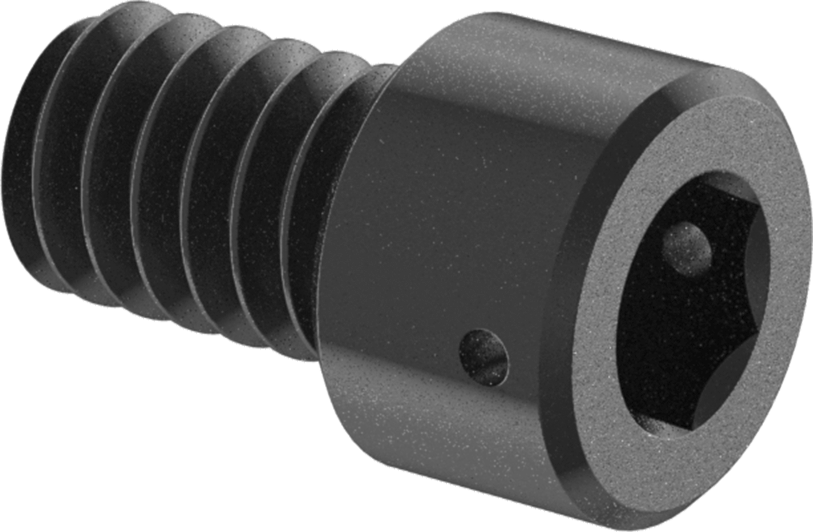 Alaşımlı Çelik Tel Kilitlenebilir Soket Başlı Vida, 1/4"-20 Diş Boyutu, 3/8" Uzunluk