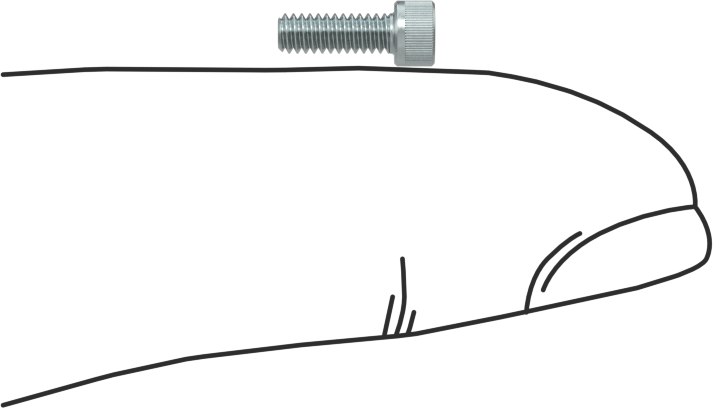 Çinko Kaplamalı Alaşımlı Çelik Soket Başlı Vida, 2-56 Diş Boyutu, 1/4" Uzunluk