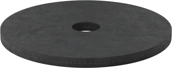 Aşınmaya Dayanıklı Yastıklama Pul, 3/8" Vida Boyutu için, 0.375" ID, 2.25" OD