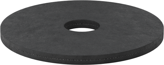Aşınmaya Dayanıklı Yastıklama Pul, 1/2" Vida Boyutu için, 0.5" ID, 2.25" OD