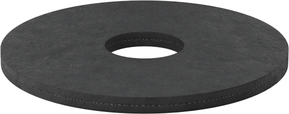 Aşınmaya Dayanıklı Yastıklama Pul, 5/8" Vida Boyutu için, 0.625" ID, 2.25" OD