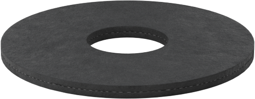 Aşınmaya Dayanıklı Yastıklama Pul, 3/8" Vida Boyutu için, 0.406" ID, 1.25" OD