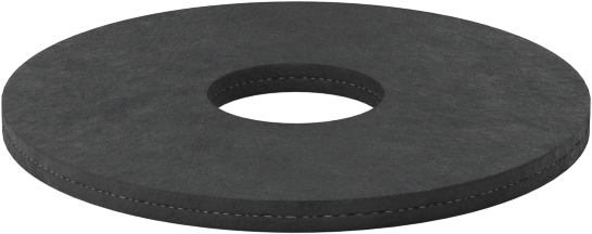 Aşınmaya Dayanıklı Yastıklama Pul, 1/2" Vida Boyutu için, 0.531" ID, 1.75 OD