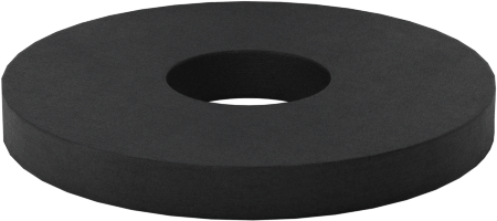 Sert Fiber Pullar, 4 Numaralı Vida Boyutu için, 0.126" ID, 0.375" OD