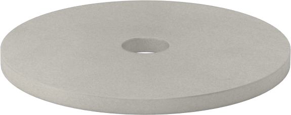 Sert Fiber Pullar, 3/8" Vida Boyutu için, 0.375" ID, 2.250" OD