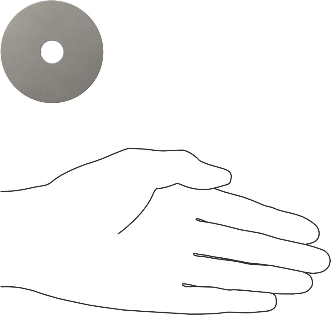 Sert Fiber Pullar, 1/2" Vida Boyutu için, 0.500" ID, 2.250" OD