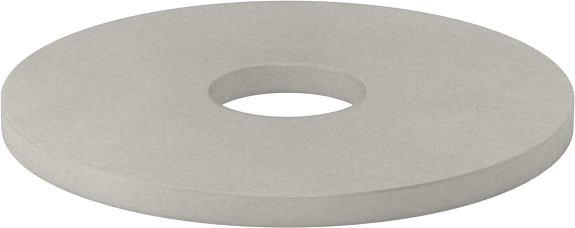 Sert Fiber Pullar, 5/8" Vida Boyutu için, 0.625" ID, 2.250" OD