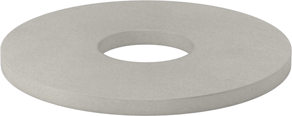 Sert Fiber Pullar, 3/4" Vida Boyutu için, 0.750" ID, 2.250" OD