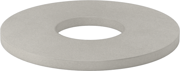 Sert Fiber Pullar, 7/8" Vida Boyutu için, 0.875" ID, 2.250" OD