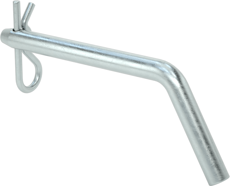 Çinko Kaplı Karbon Çelik Eğri Başlı Çatal Pim, Çatal Pimli, 5/16" Çap, 2-1/2" Kullanılabilir Uzunluk