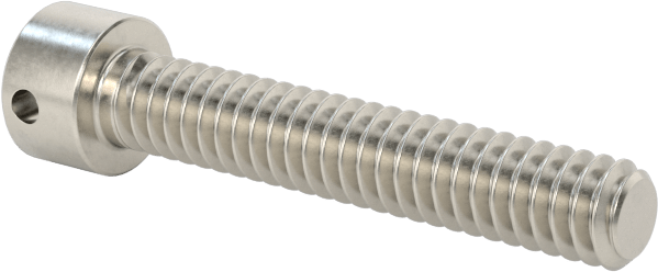 Paslanmaz Çelik Tel Kilitlenebilir Soket Başlı Vidalar, 2-56 Diş Boyutu, 1/2" Uzunluk
