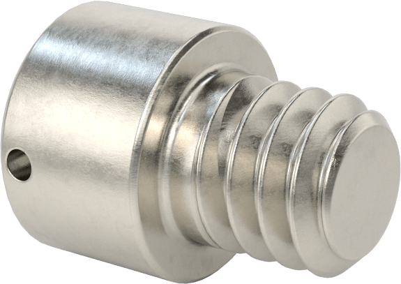 Paslanmaz Çelik Tel Kilitlenebilir Soket Başlı Vidalar, 1/4"-20 Diş Boyutu, 1/4" Uzunluk